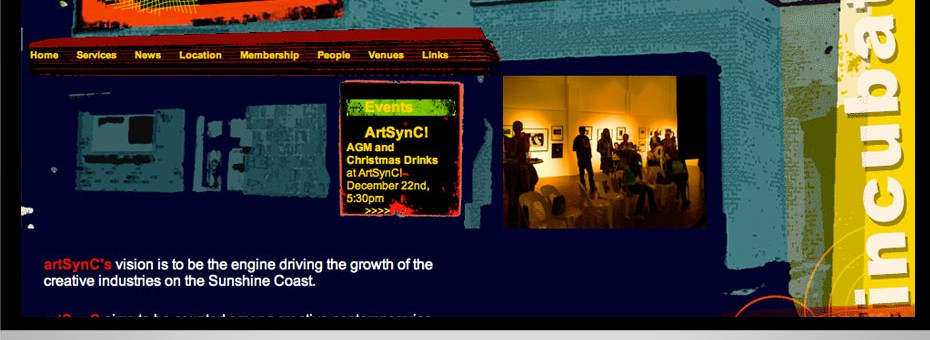 Sunshine coast arts incubator Arstync in Nambour used this animated graphic design seo websiteproject by working planet