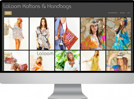 Ecommerce reponsive wordpress online store website design and seo project for sunshine coast based laloom kaftans