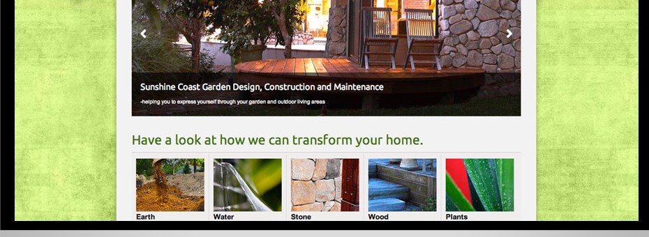 leigh willert sunshine coast landscape design responsive website