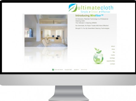 Client managed design media and graphics project for small sunshine coast based business website client Ultimate cloth mira fibe