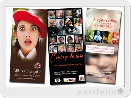 flyers for the arts and community sectors