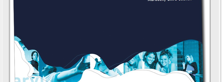 book graphic design cover project for maroochydore council annual report