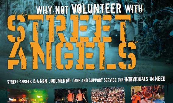 coast design graphics print project for street angels poster