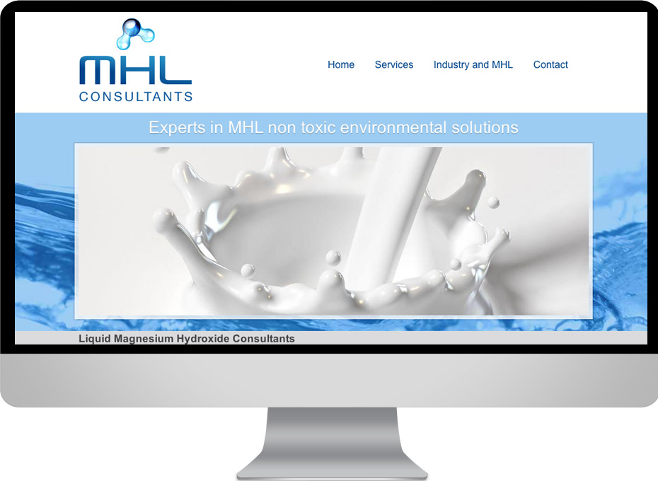 Wordpress business for MHL Consultants, a Sunshine Coast based business specialising in Magnesium Hydroxide Liquid